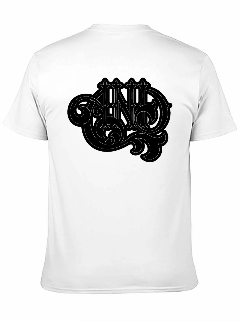 Ornate Graphic Black T-Shirt