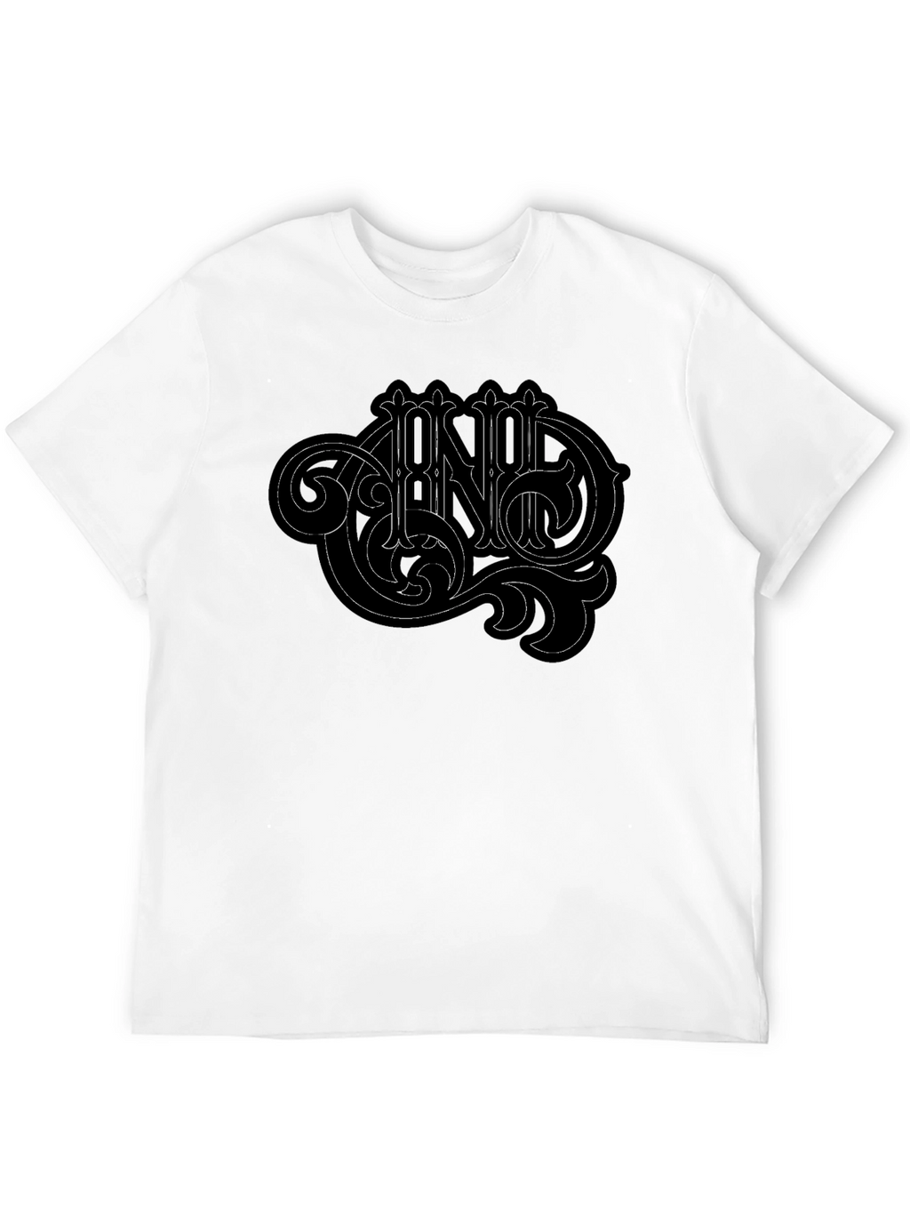 Ornate Graphic Black T-Shirt