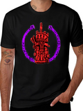 Graphic Tee: Robotic Middle Finger Design