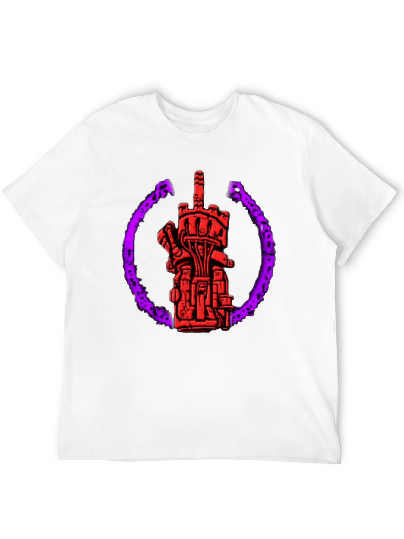 Graphic Tee: Robotic Middle Finger Design