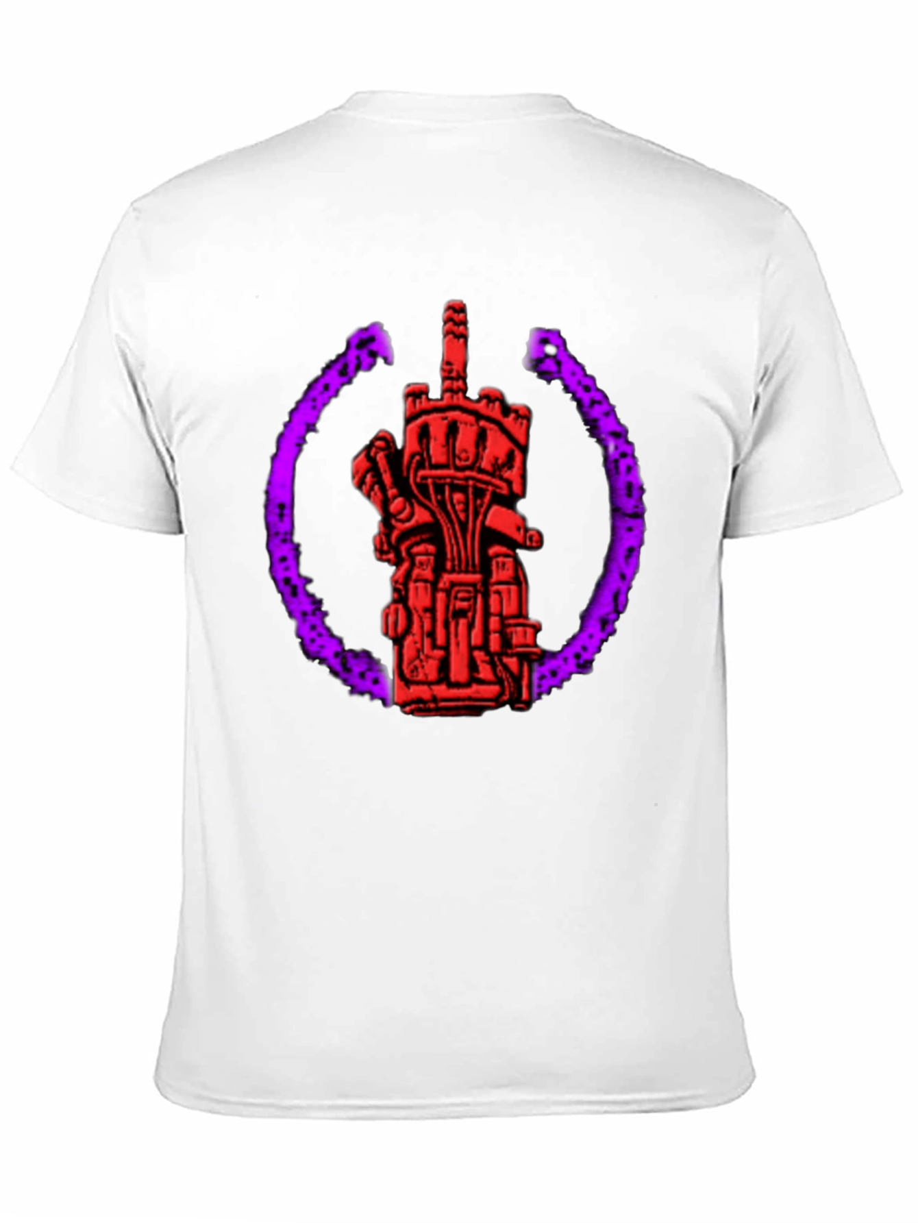 Graphic Tee: Robotic Middle Finger Design