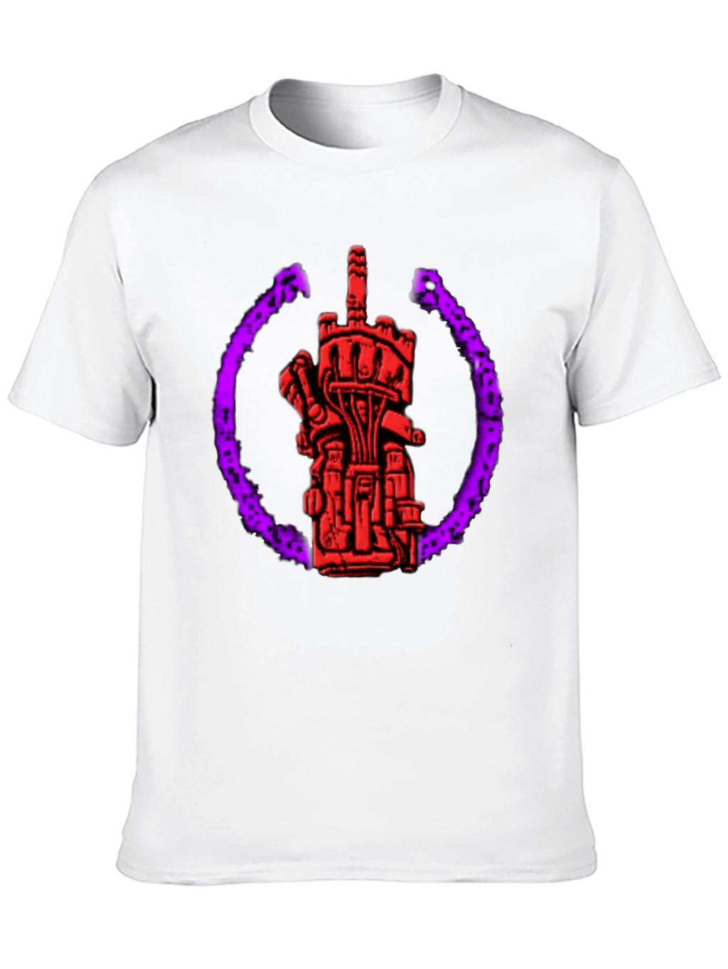 Graphic Tee: Robotic Middle Finger Design