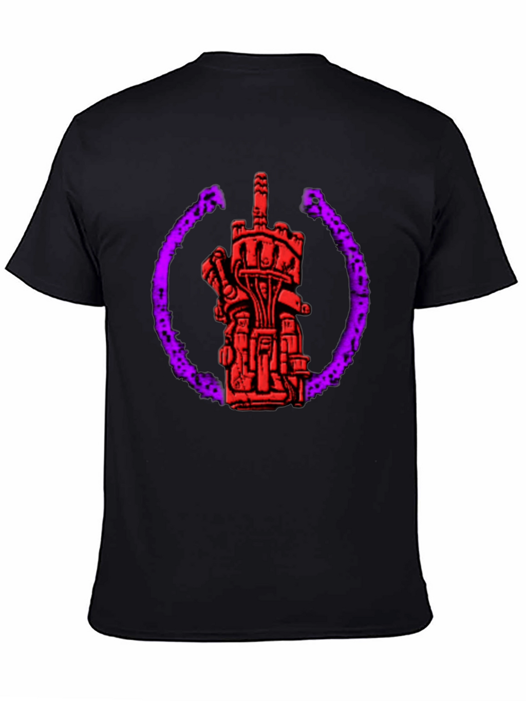 Graphic Tee: Robotic Middle Finger Design