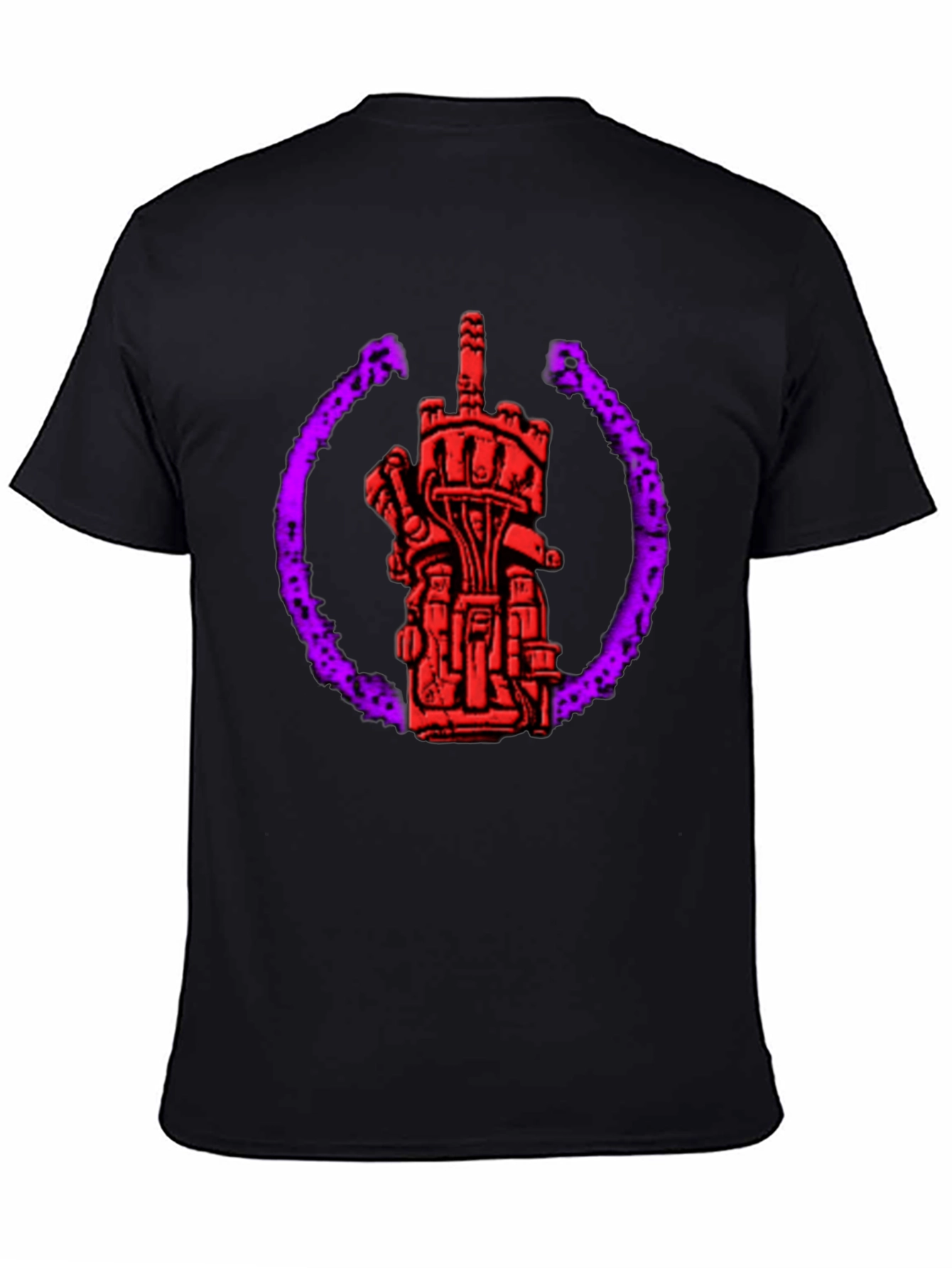 Graphic Tee: Robotic Middle Finger Design
