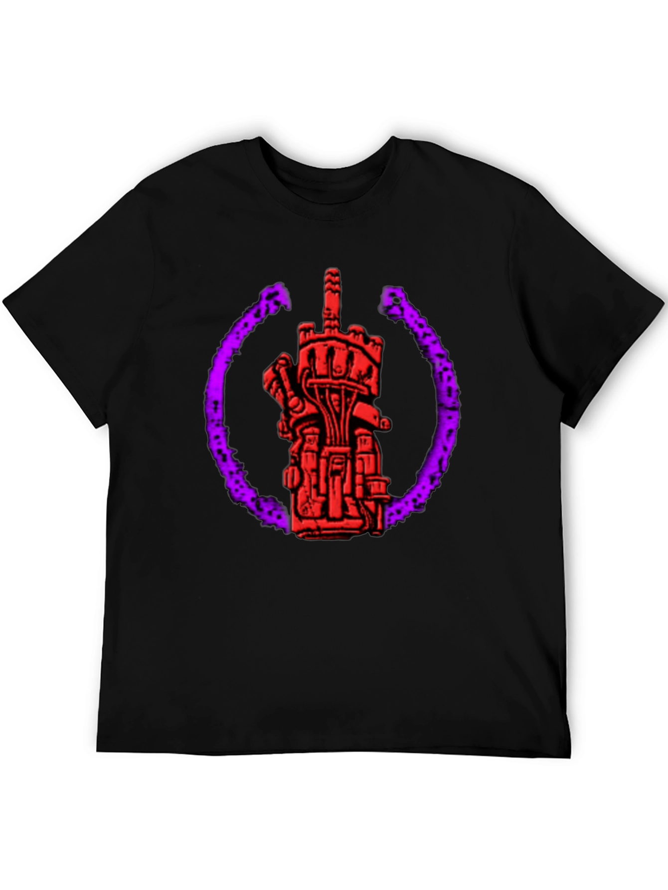 Graphic Tee: Robotic Middle Finger Design