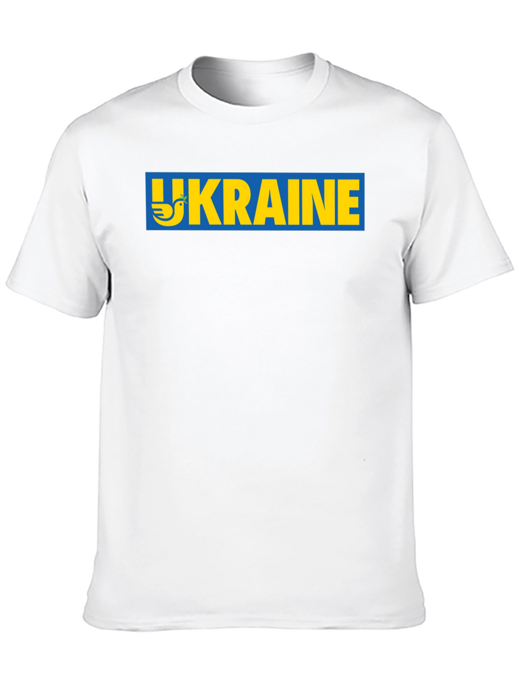 Ukraine Dove Peace T-Shirt - Black