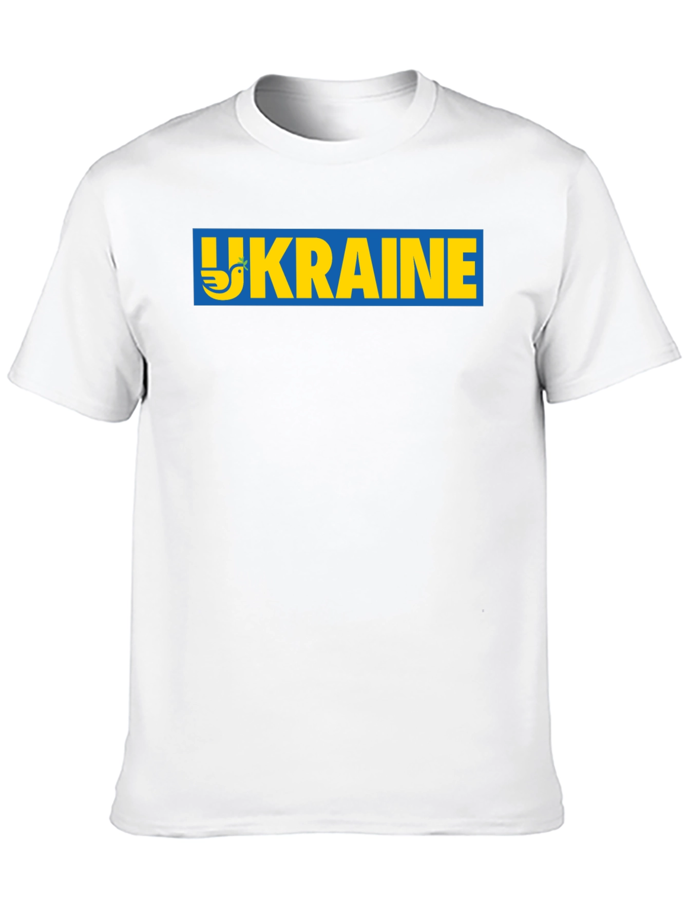 Ukraine Dove Peace T-Shirt - Black