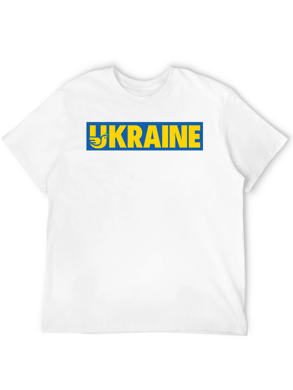 Ukraine Dove Peace T-Shirt - Black
