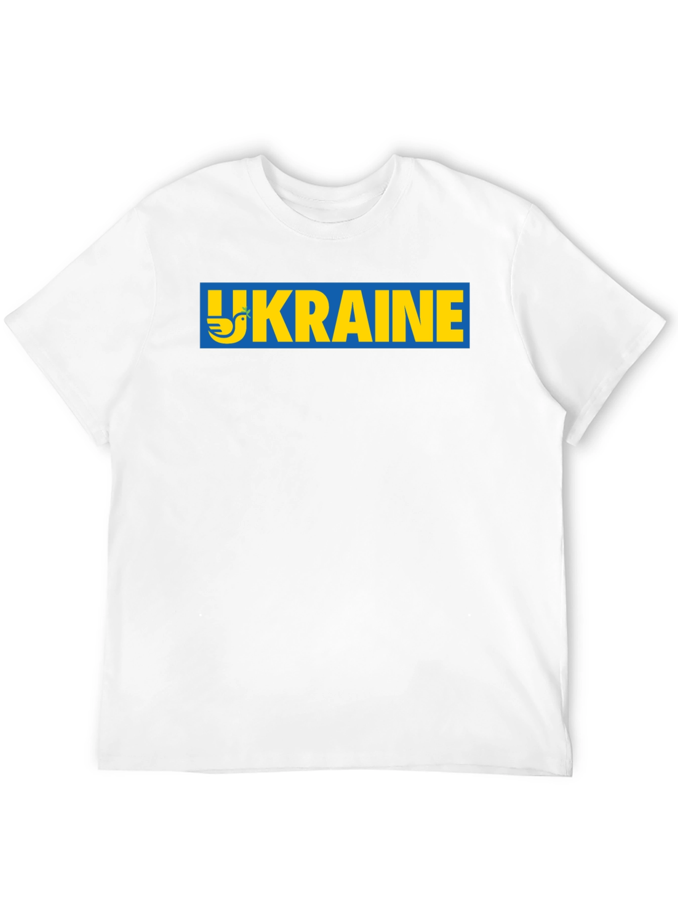 Ukraine Dove Peace T-Shirt - Black