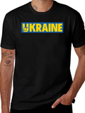 Ukraine Dove Peace T-Shirt - Black