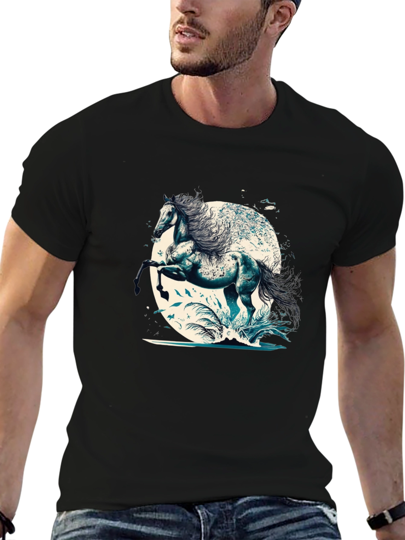 Majestic Horse Graphic T-Shirt