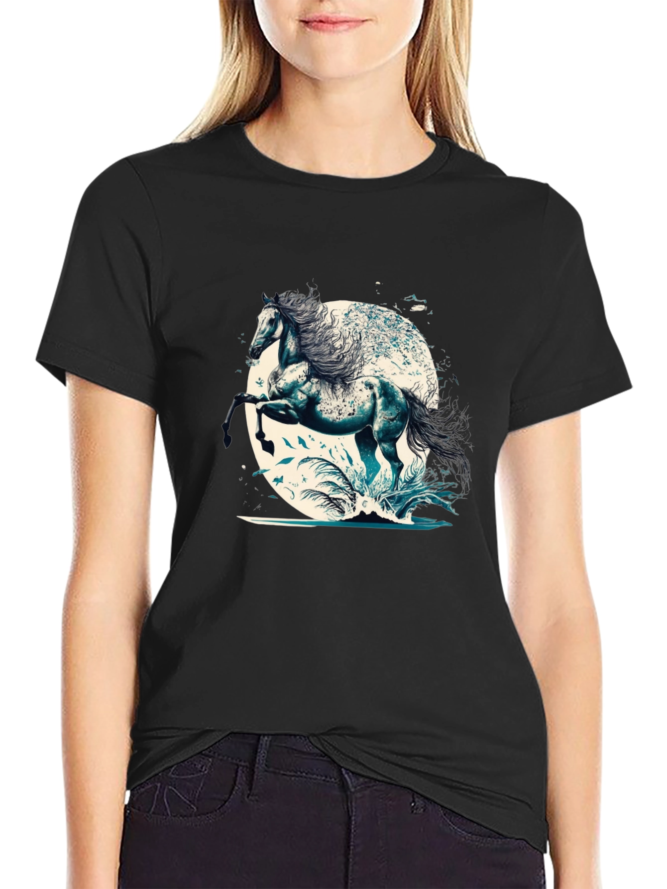 Majestic Horse Graphic T-Shirt
