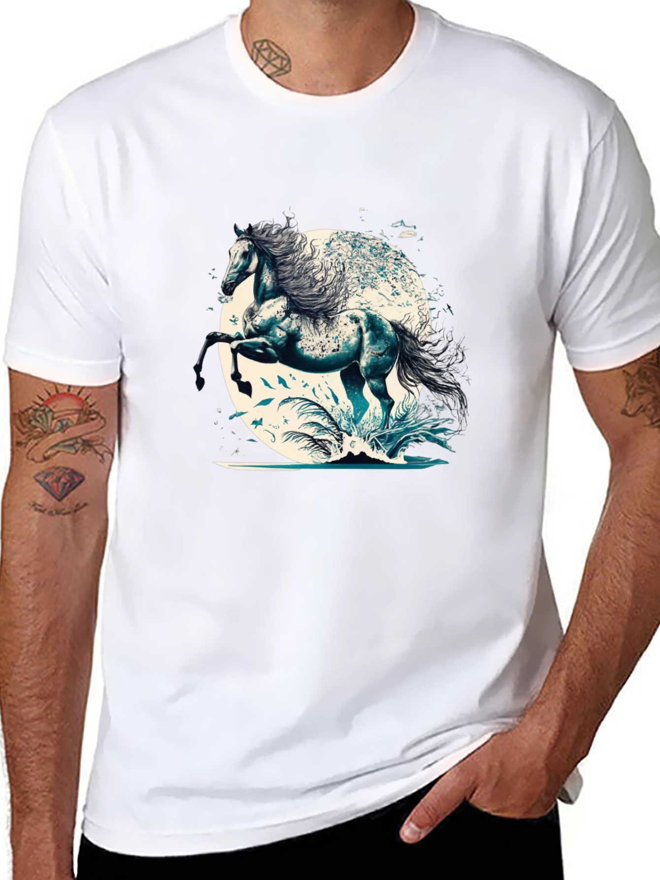 Majestic Horse Graphic T-Shirt