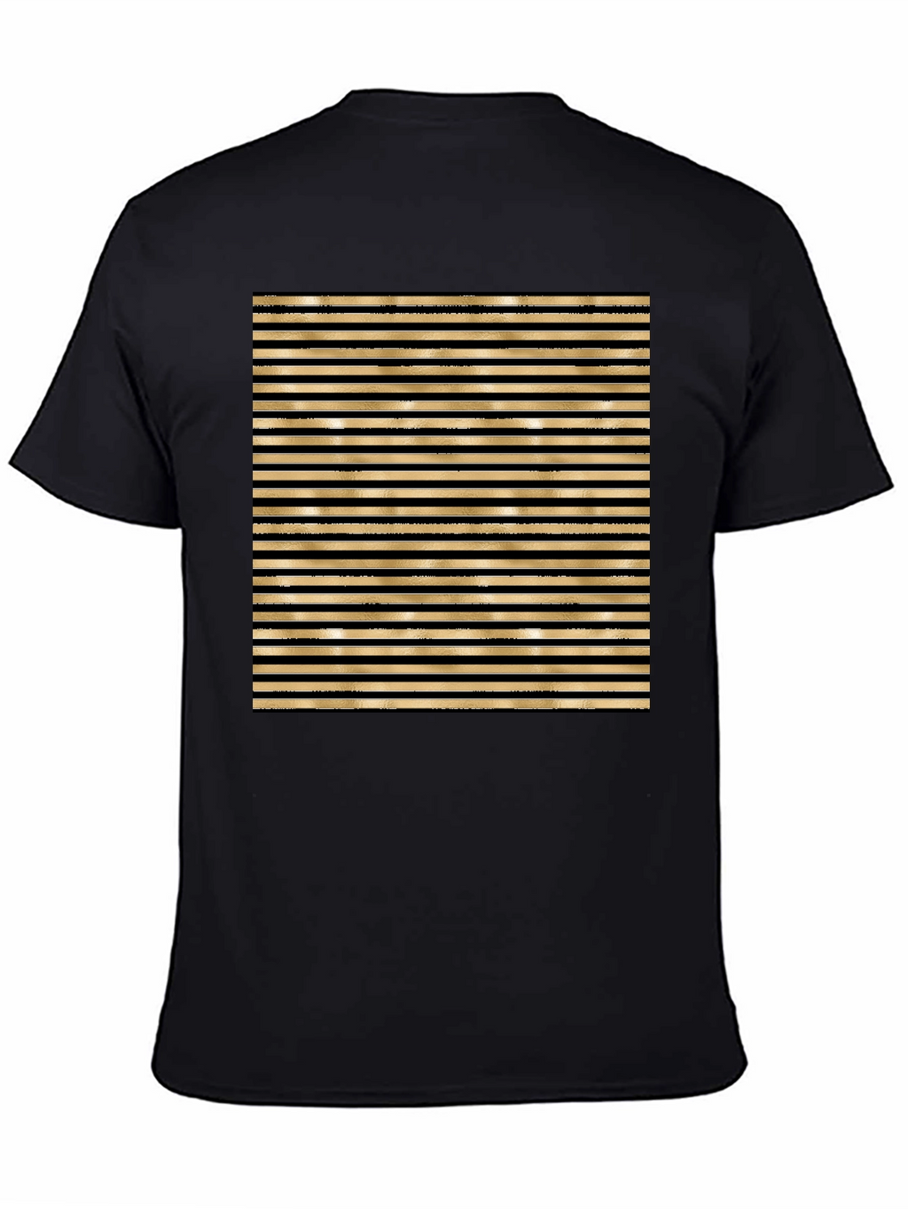 Striped Graphic Tee - Bold Design