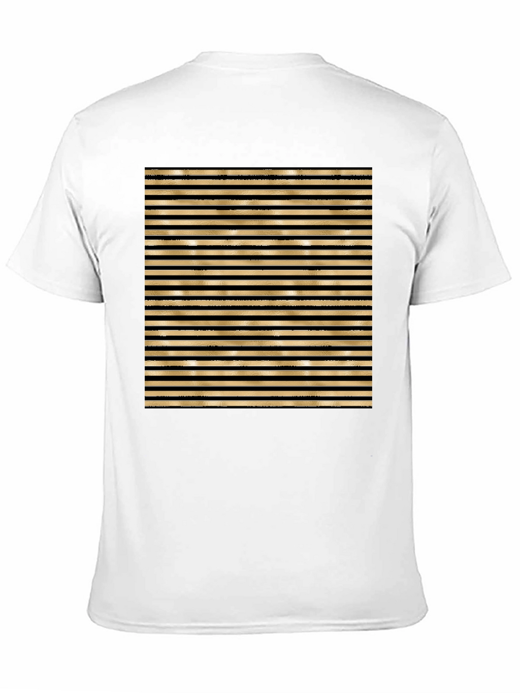 Striped Graphic Tee - Bold Design