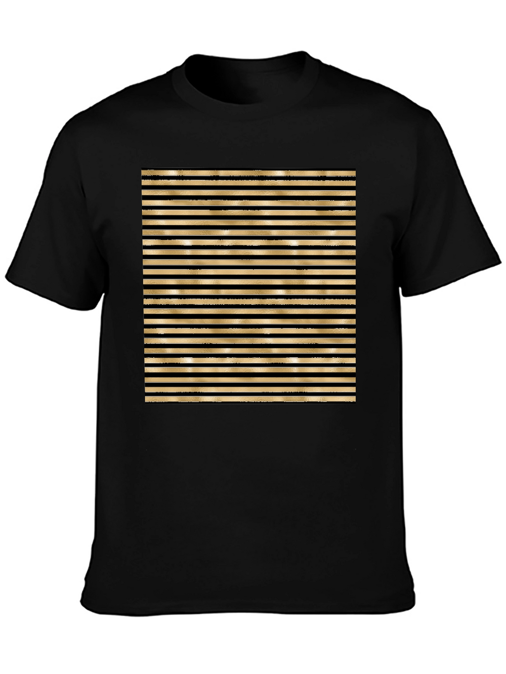 Striped Graphic Tee - Bold Design