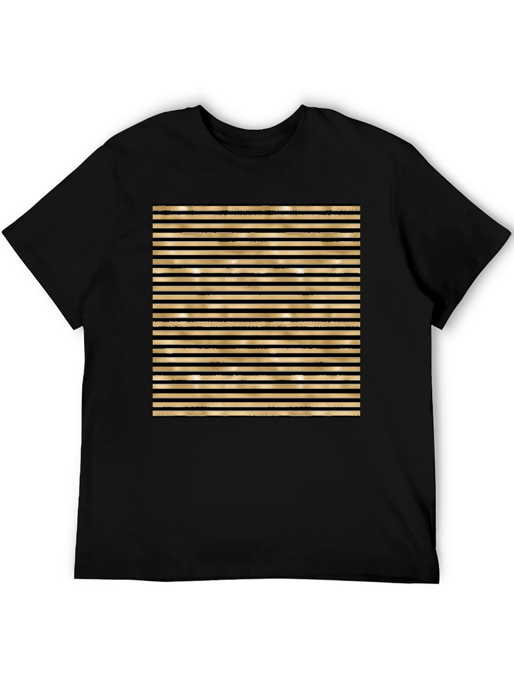 Striped Graphic Tee - Bold Design