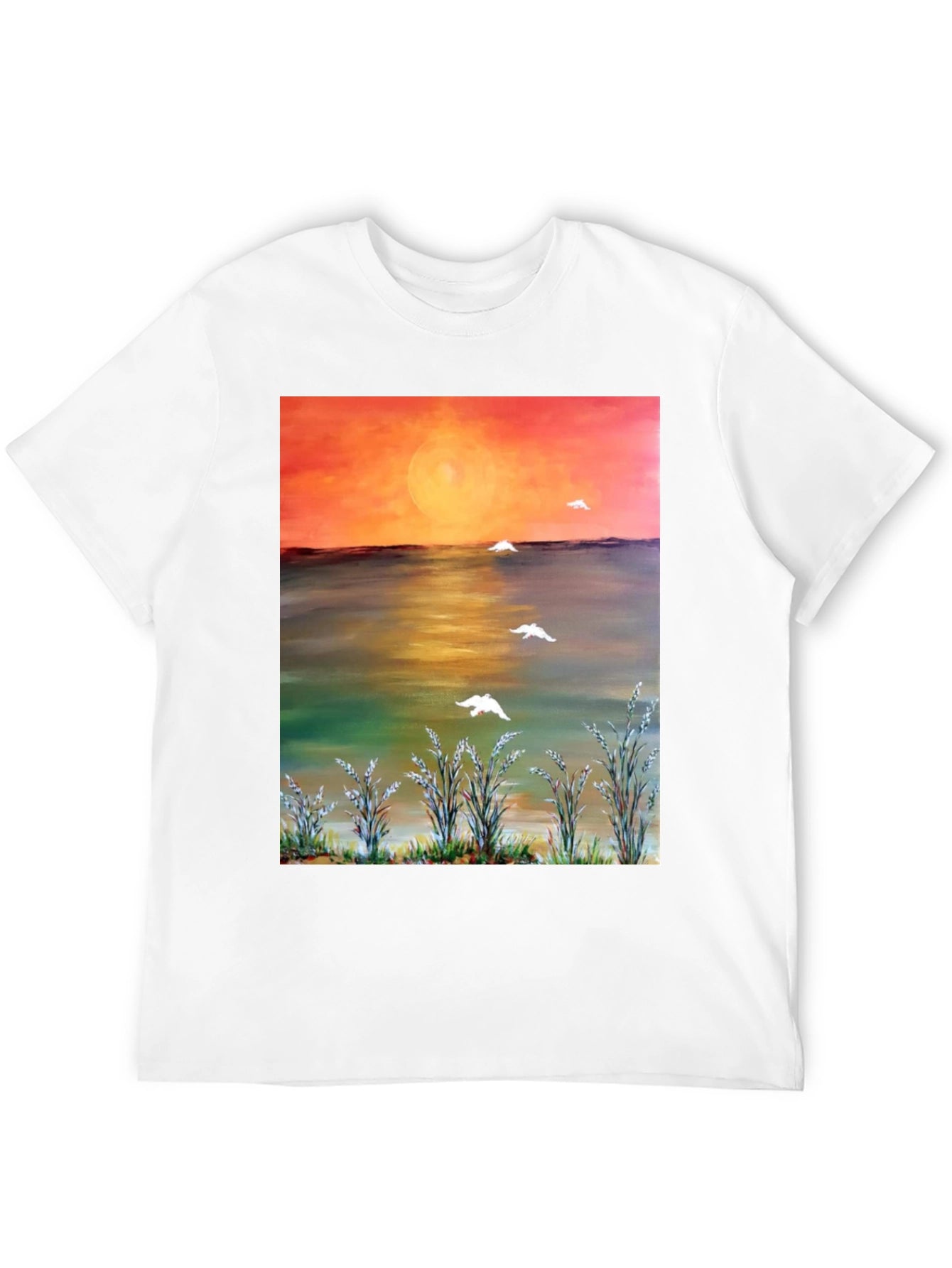 Sunset Scene Graphic T-Shirt