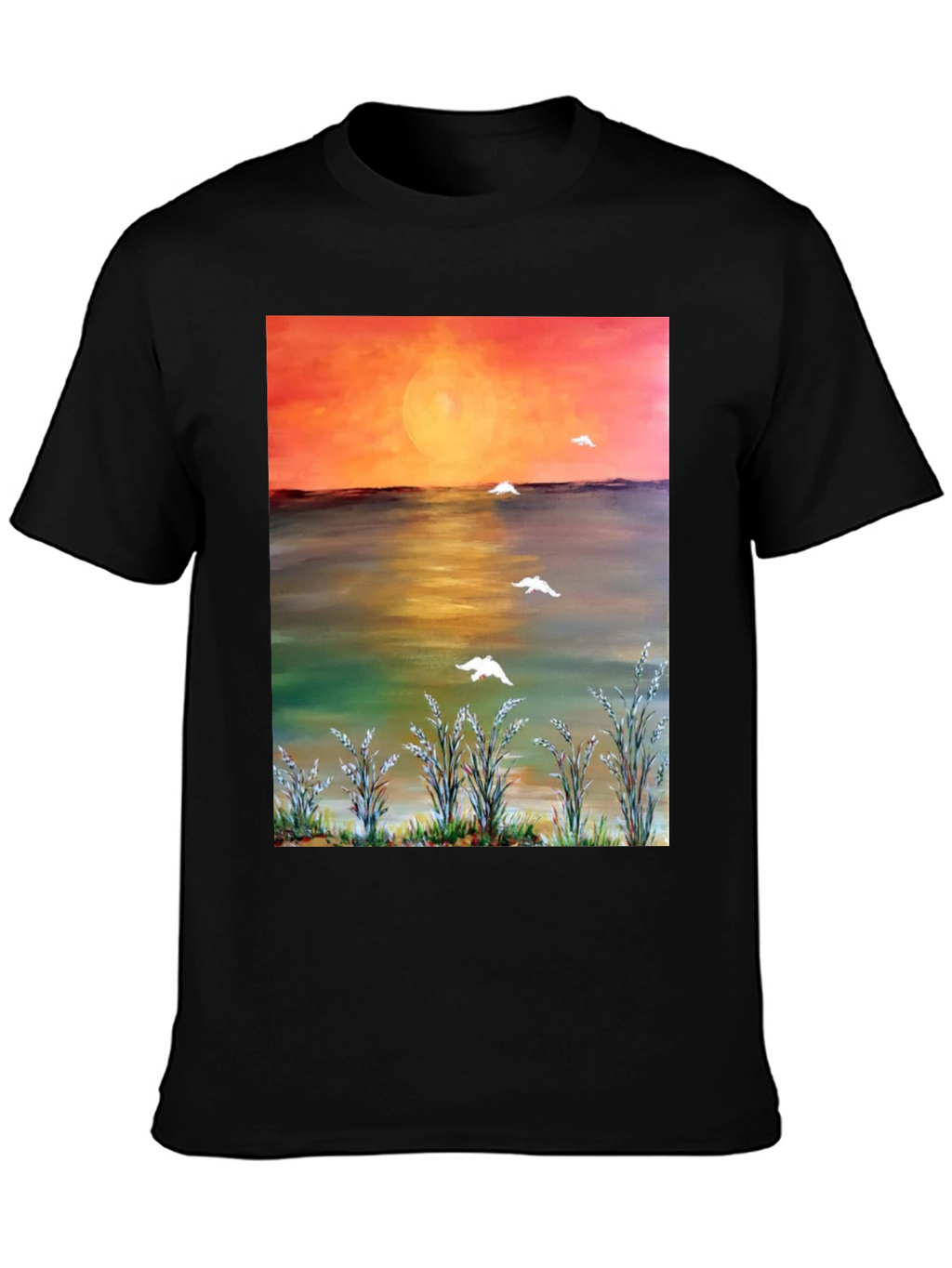 Sunset Scene Graphic T-Shirt