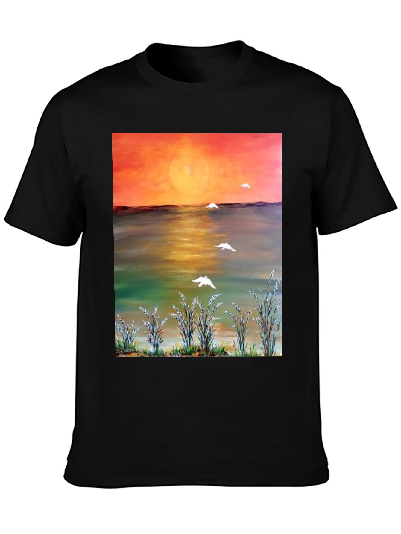 Sunset Scene Graphic T-Shirt