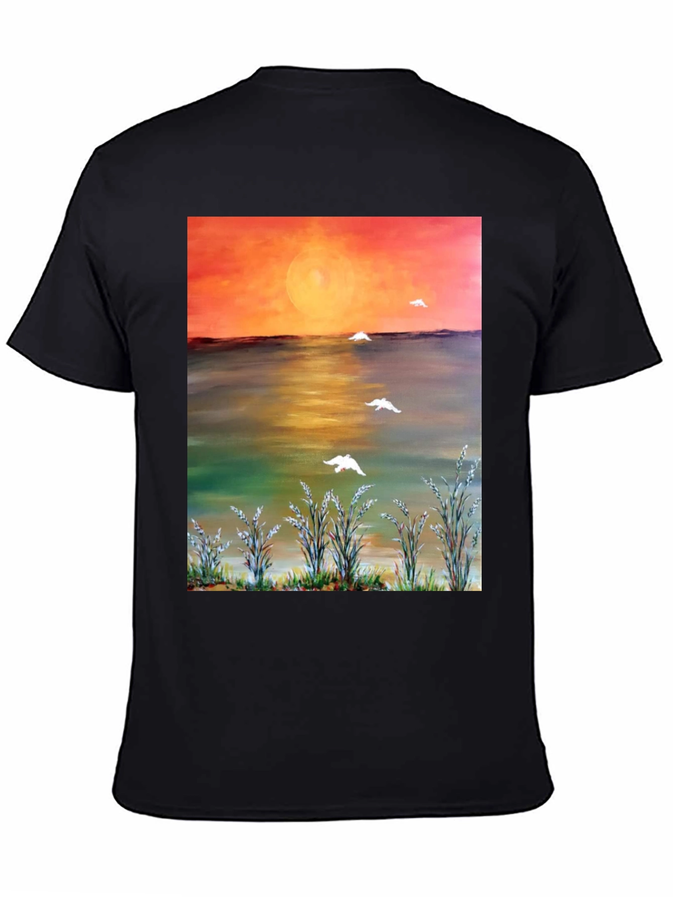Sunset Scene Graphic T-Shirt