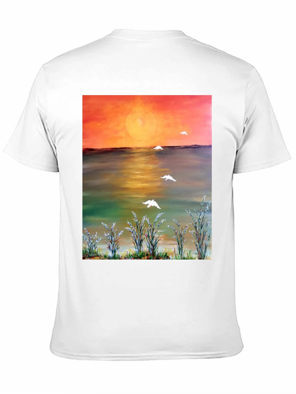 Sunset Scene Graphic T-Shirt