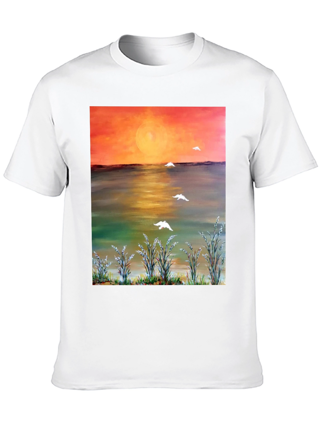 Sunset Scene Graphic T-Shirt