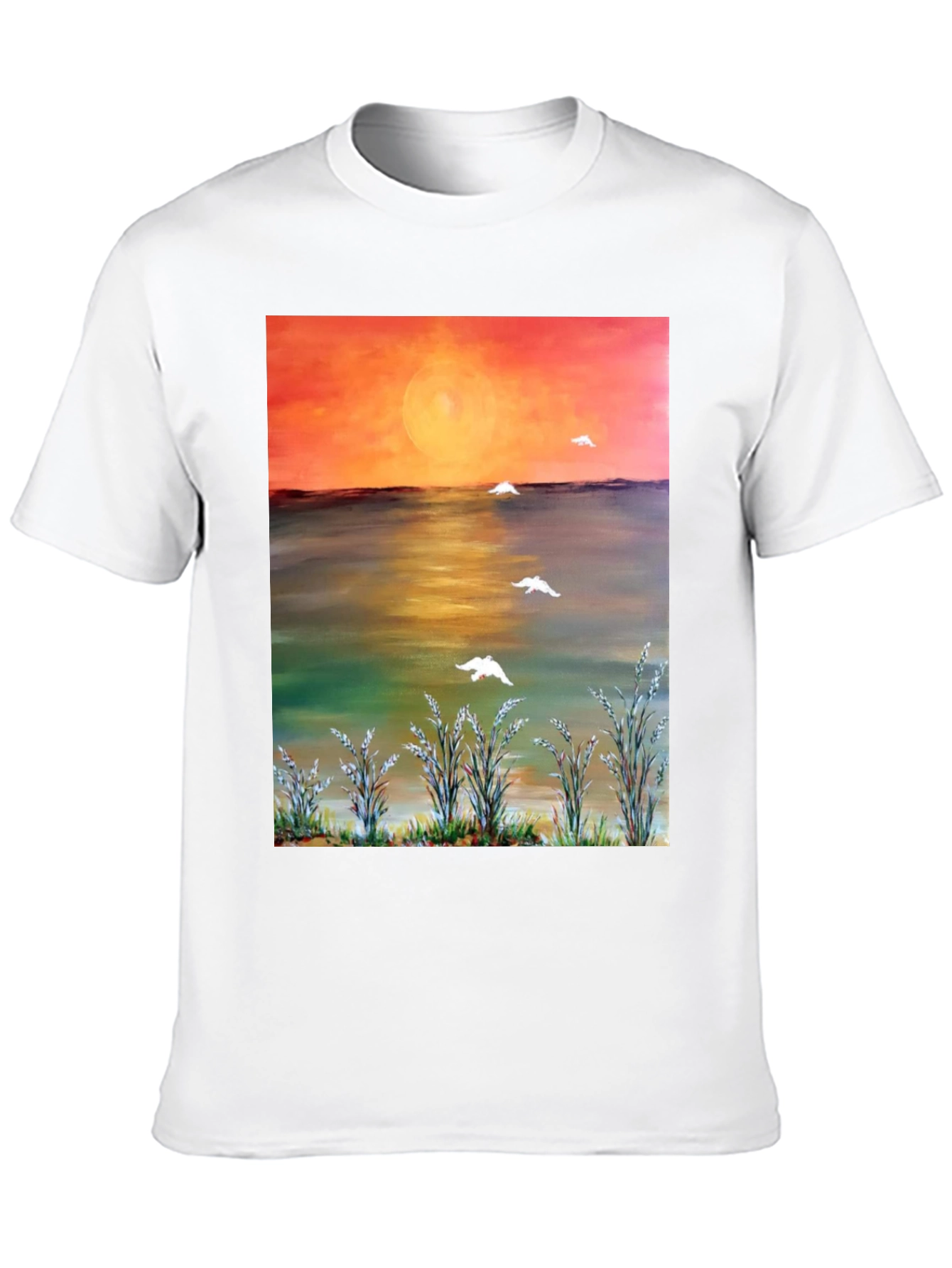 Sunset Scene Graphic T-Shirt