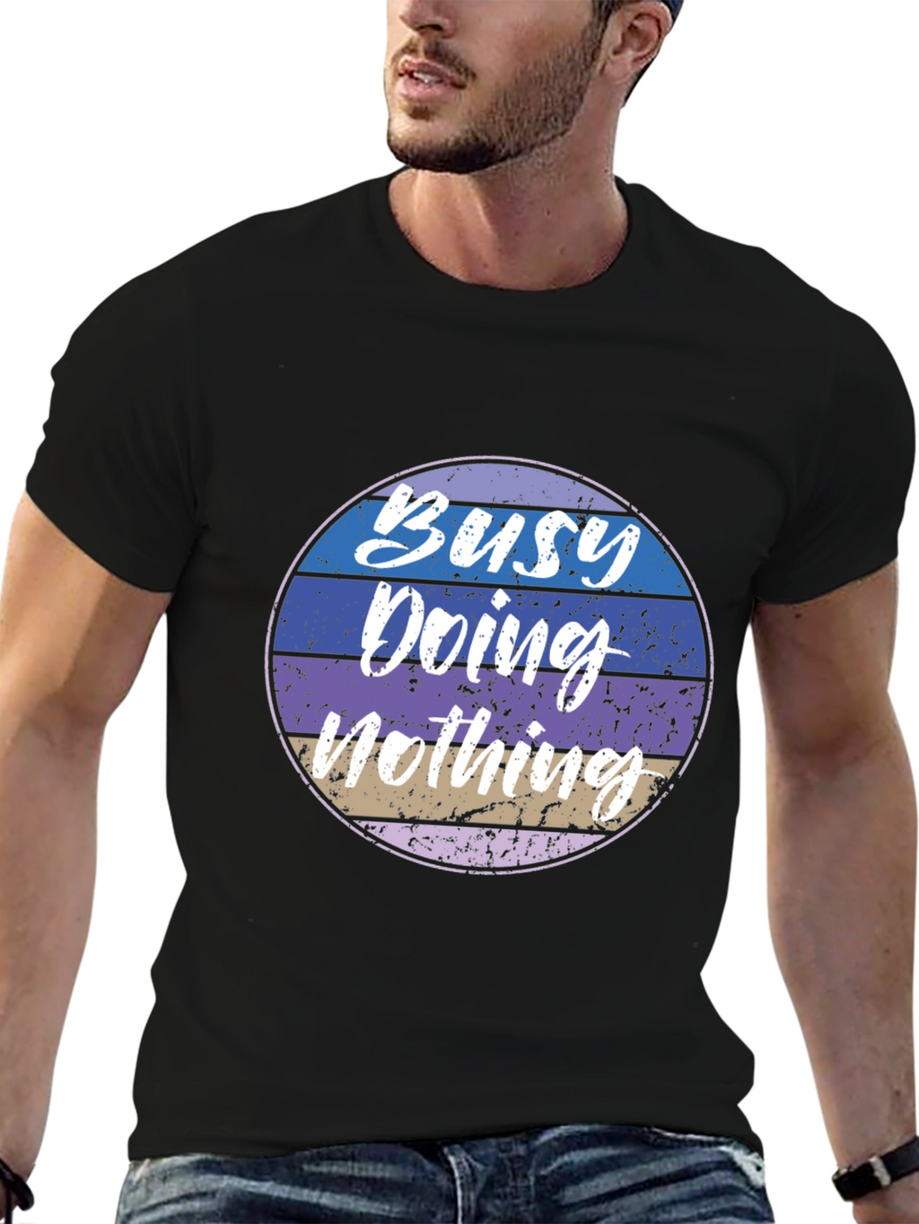 Busy Doing Nothing Graphic Tee