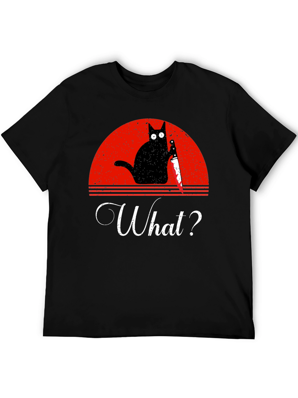 Funny Cat What? T-Shirt