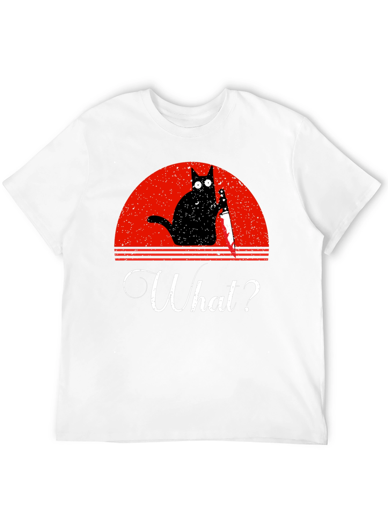 Funny Cat What? T-Shirt