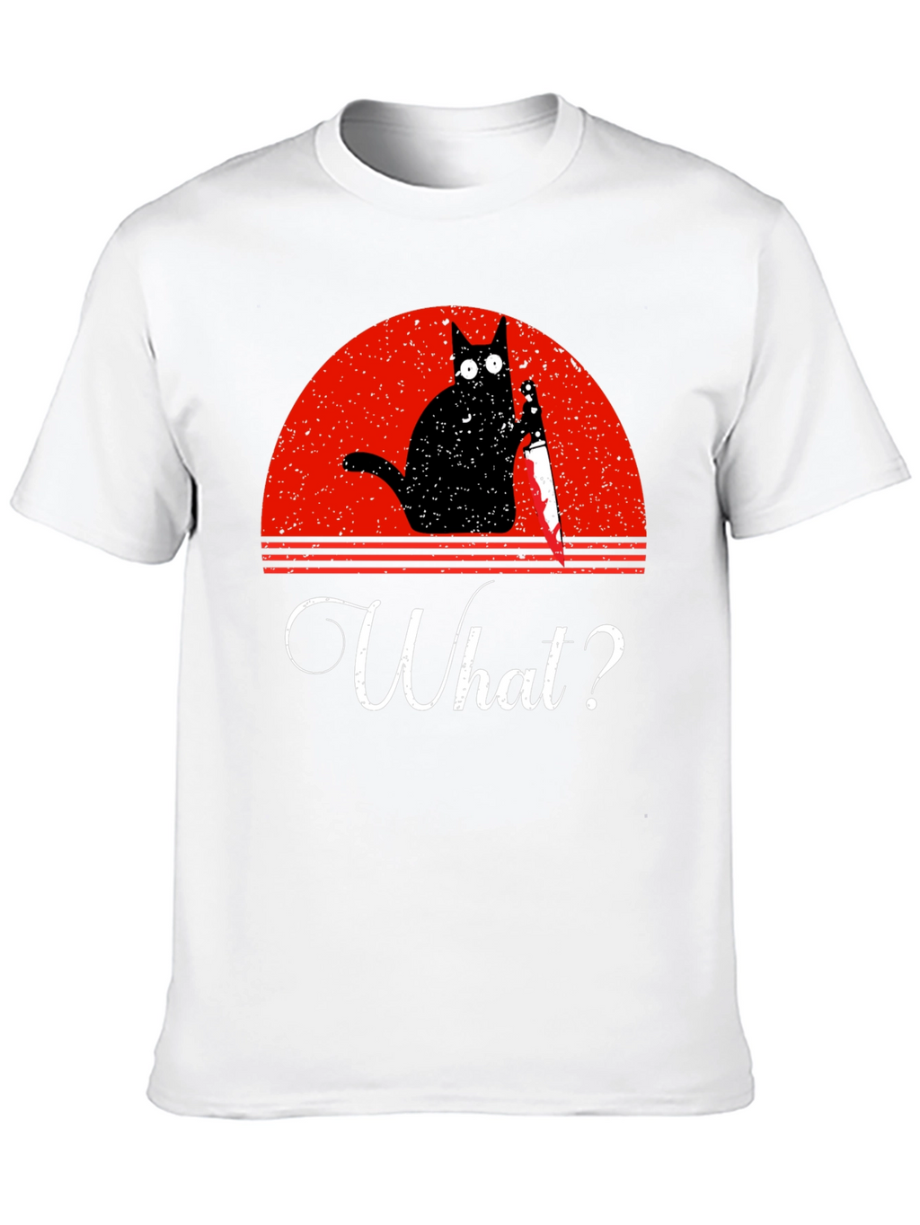 Funny Cat What? T-Shirt