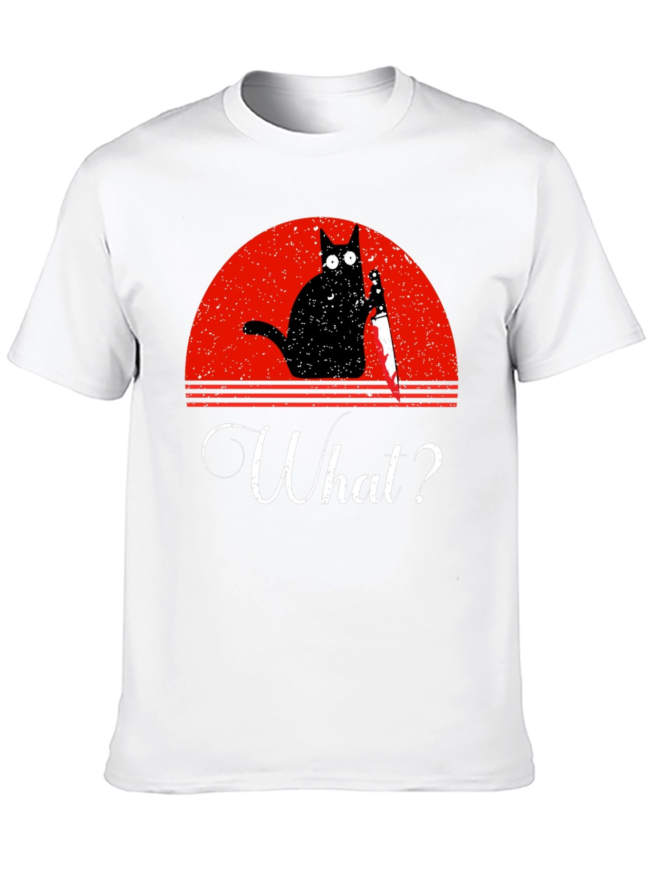 Funny Cat What? T-Shirt