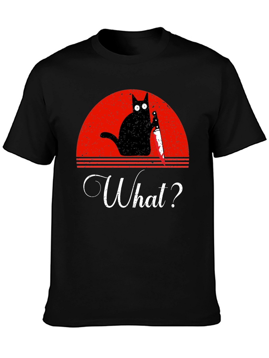 Funny Cat What? T-Shirt