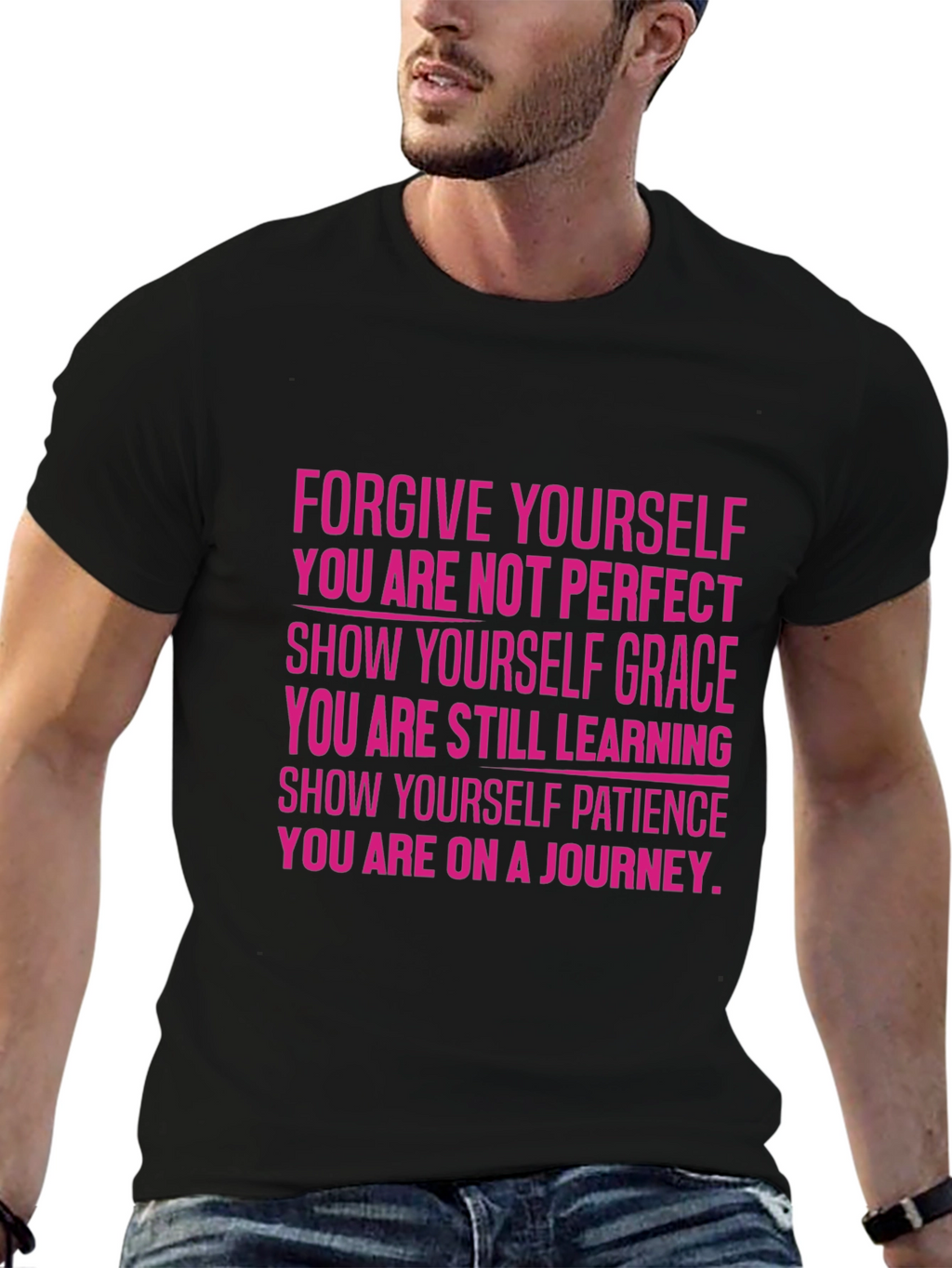 Inspirational T-Shirt: Forgive Yourself Graphic Tee