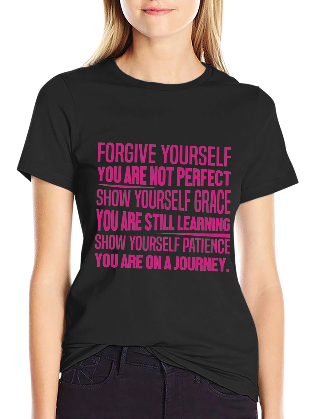Inspirational T-Shirt: Forgive Yourself Graphic Tee
