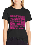 Inspirational T-Shirt: Forgive Yourself Graphic Tee