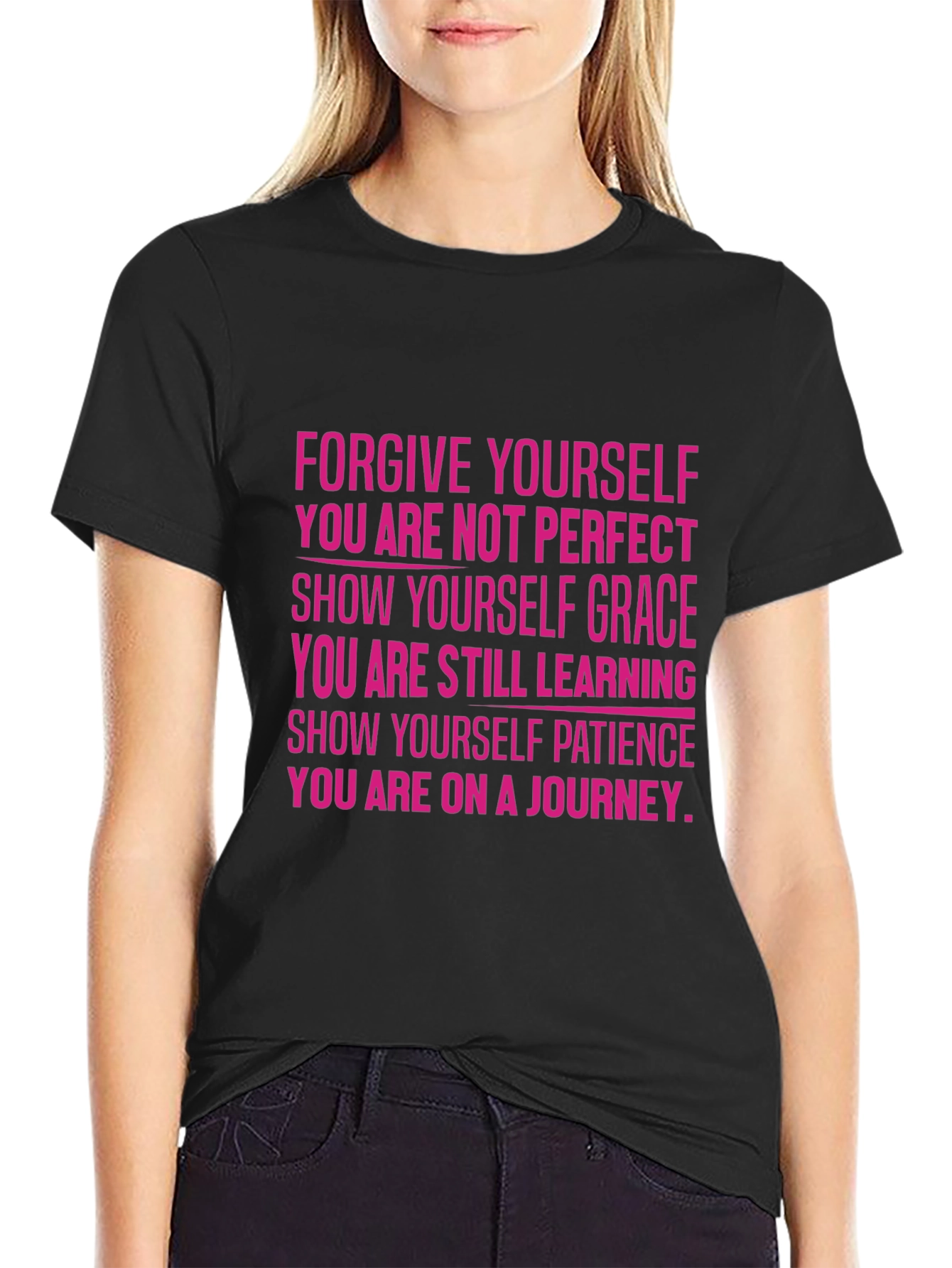Inspirational T-Shirt: Forgive Yourself Graphic Tee