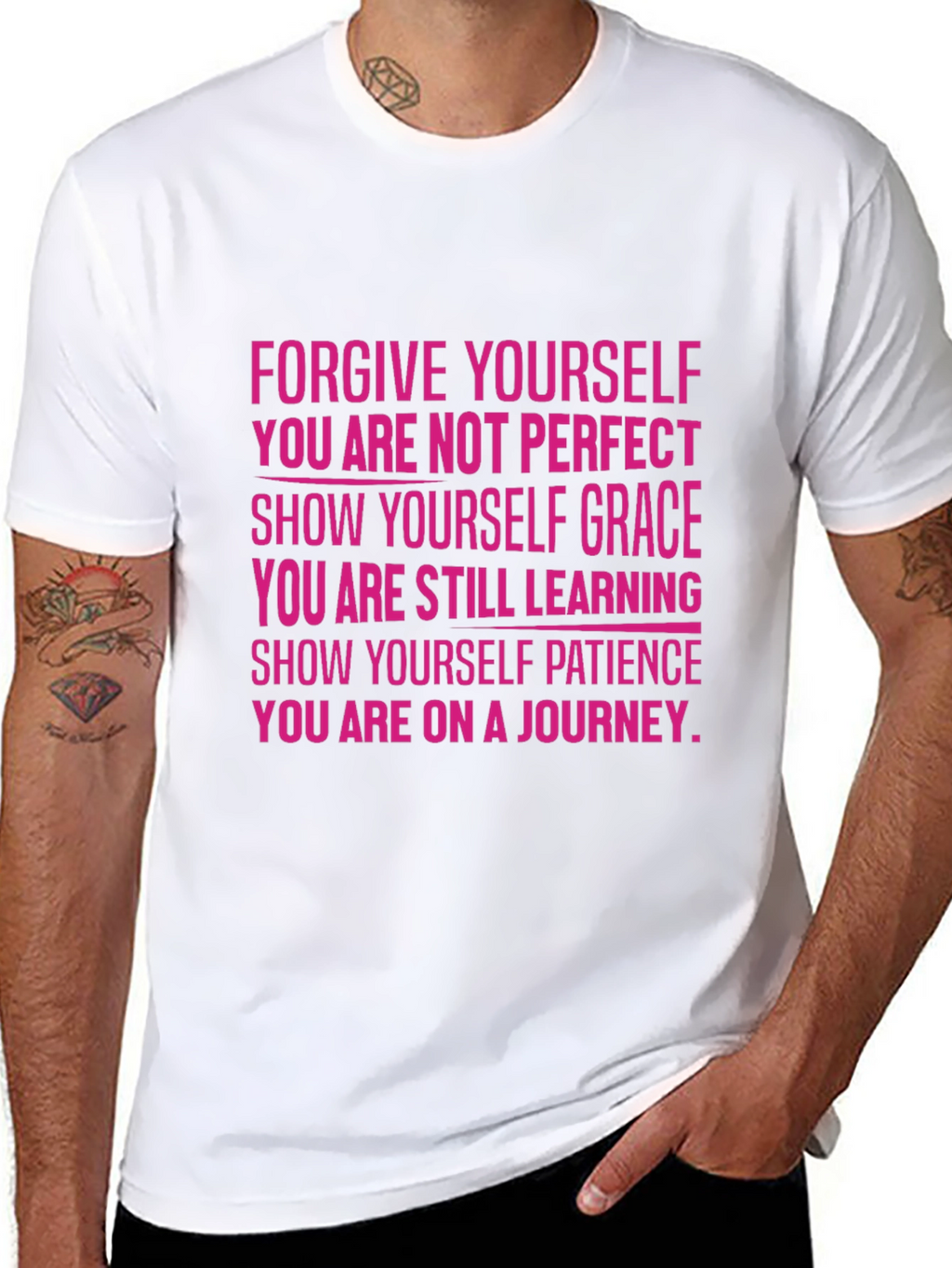 Inspirational T-Shirt: Forgive Yourself Graphic Tee