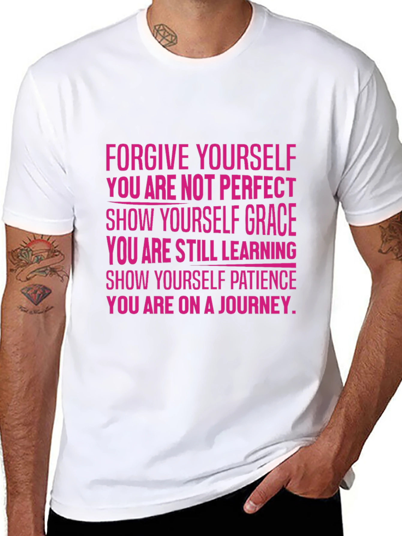 Inspirational T-Shirt: Forgive Yourself Graphic Tee