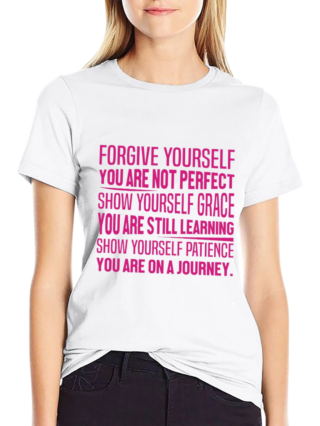 Inspirational T-Shirt: Forgive Yourself Graphic Tee
