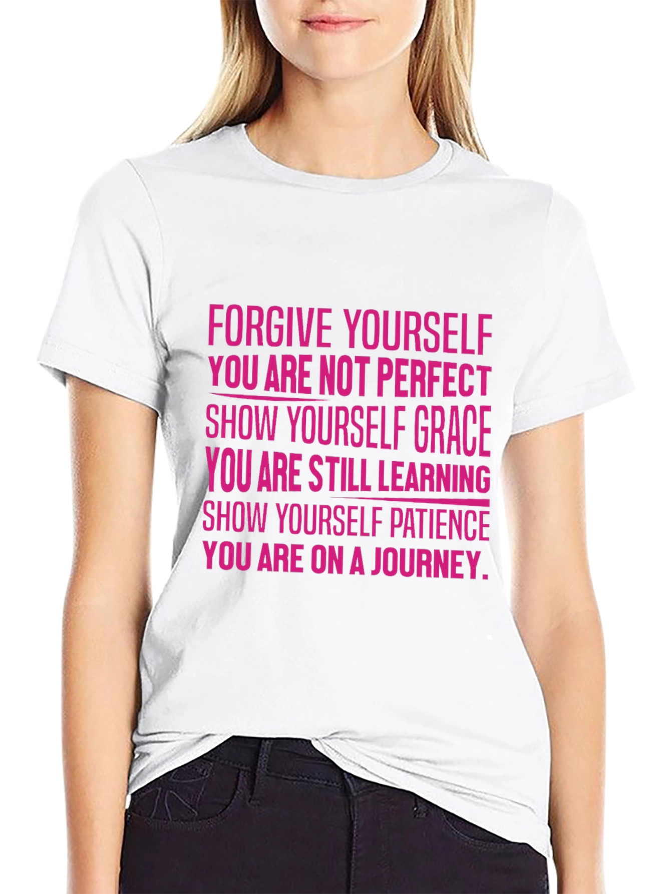 Inspirational T-Shirt: Forgive Yourself Graphic Tee