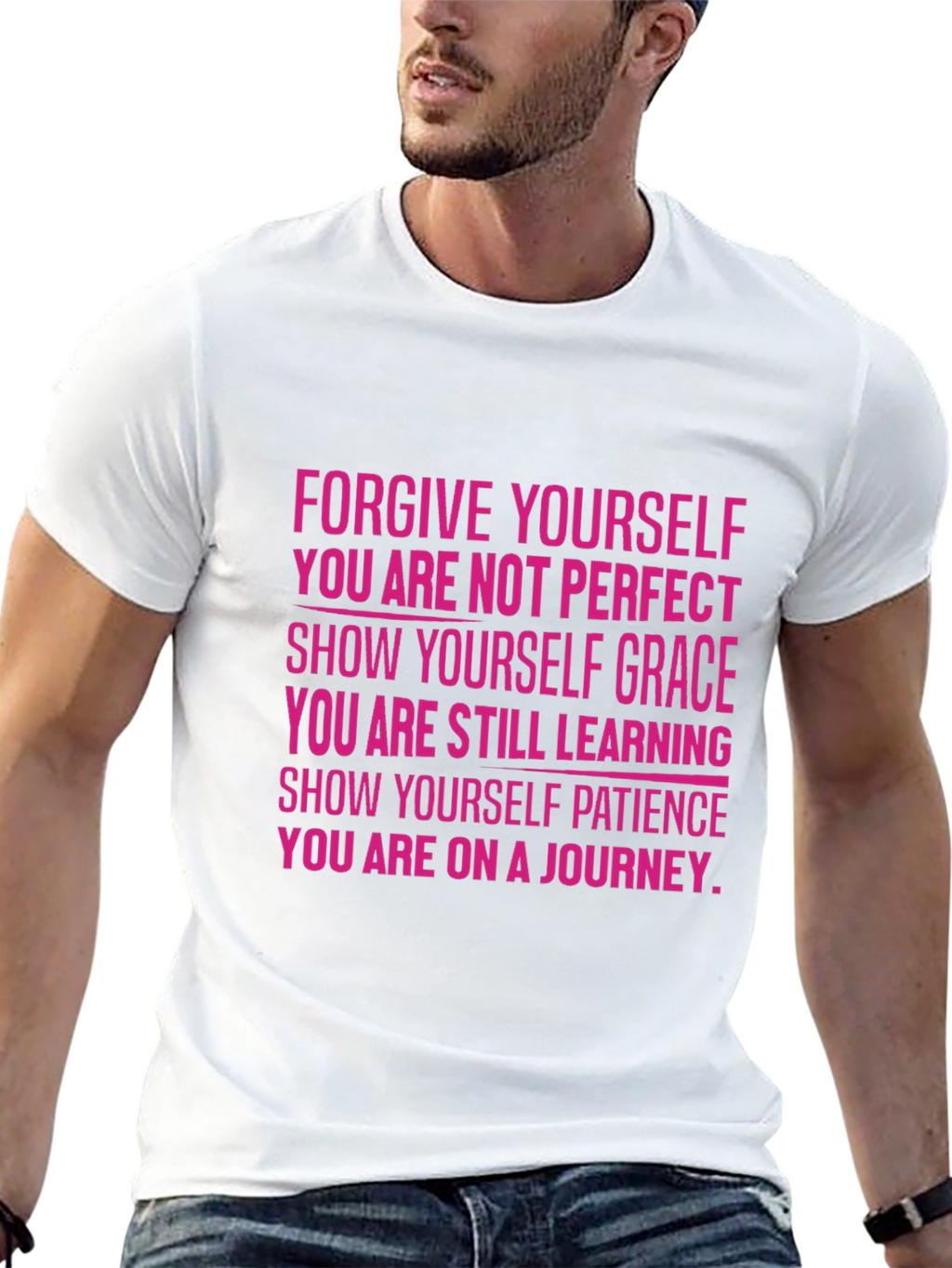 Inspirational T-Shirt: Forgive Yourself Graphic Tee