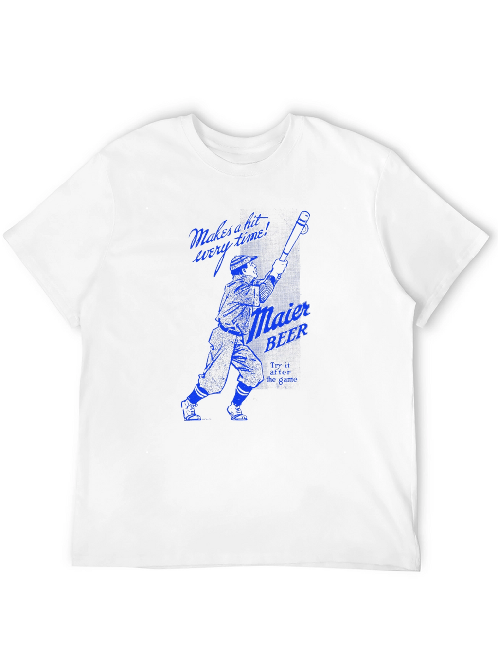 Maier Beer Baseball Graphic Tee - Black