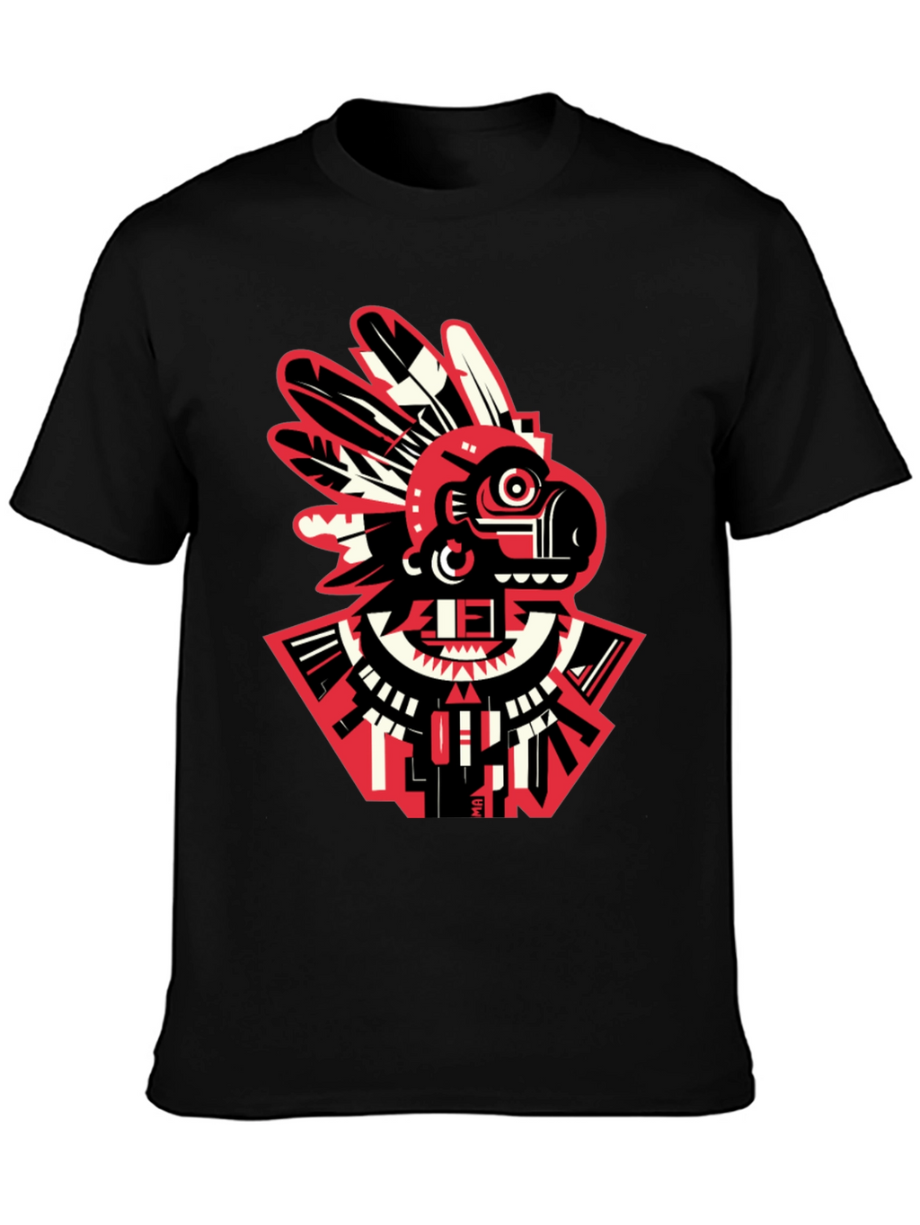 Aztec Bird Graphic T-Shirt - Modern Tribal Tee