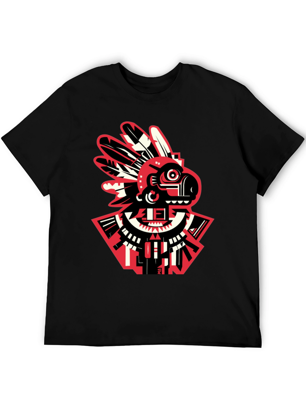 Aztec Bird Graphic T-Shirt - Modern Tribal Tee