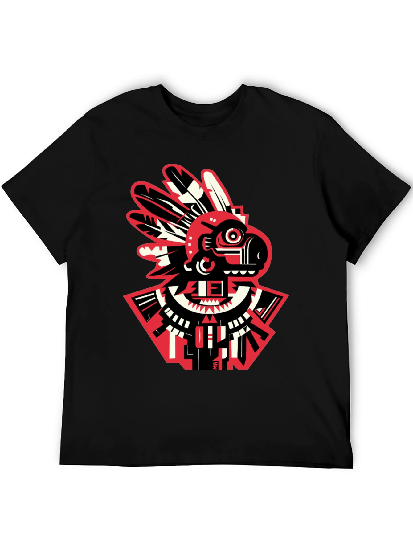 Aztec Bird Graphic T-Shirt - Modern Tribal Tee