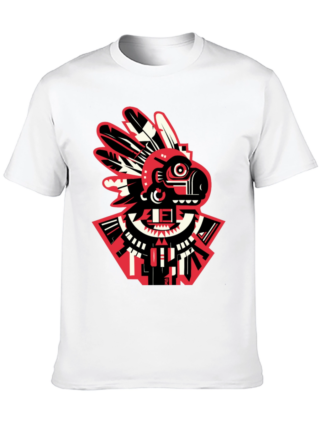Aztec Bird Graphic T-Shirt - Modern Tribal Tee