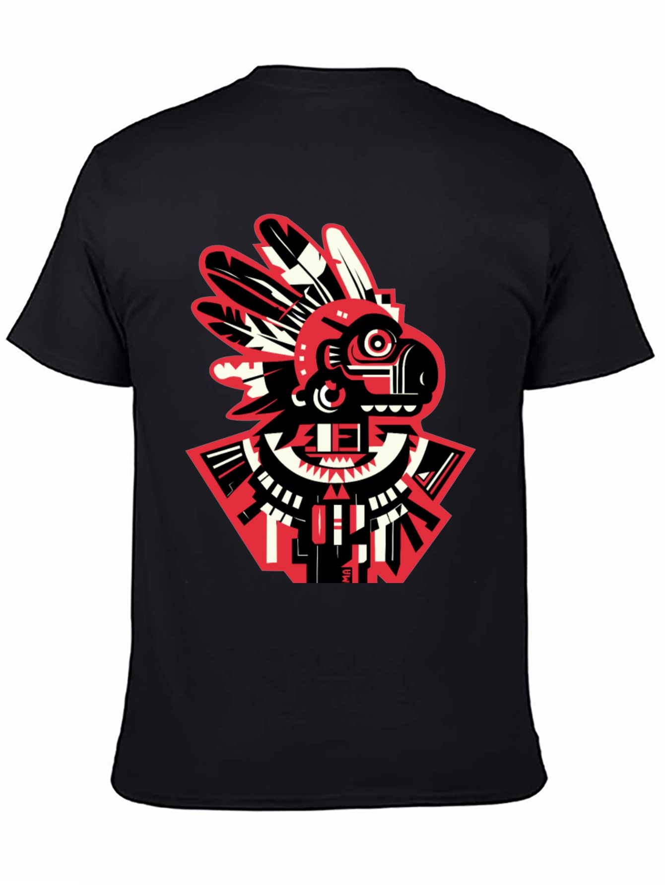 Aztec Bird Graphic T-Shirt - Modern Tribal Tee