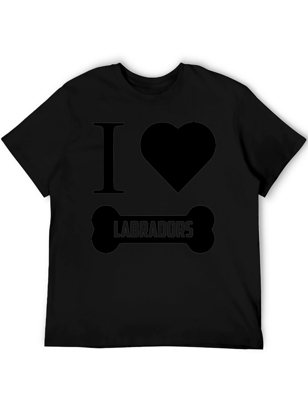 I Love Labradors Dog Bone T-Shirt
